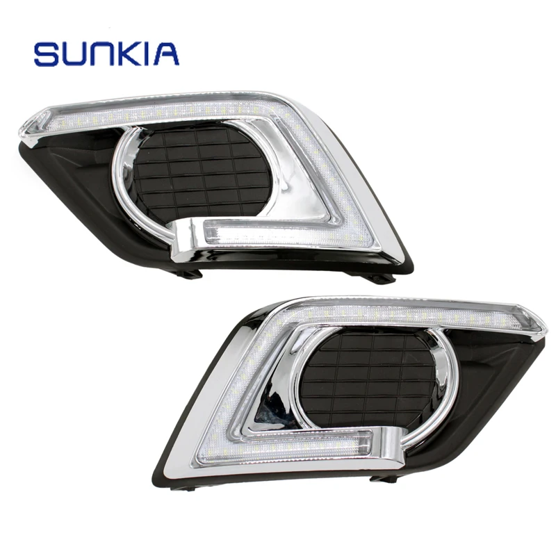 Дневные ходовые огни SUNKIA 2 шт./компл. светодиодный Автомобильные дневные сигнал