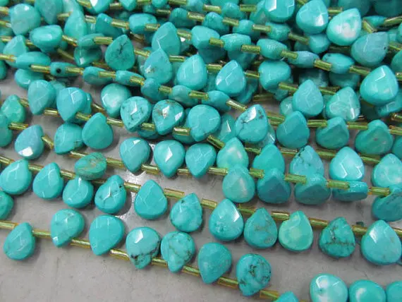 Top Drilled -- 2strands 7x10mm high quality turquoise charm bead teardrop drop blue loose bead
Top Drilled -- 2strands 7x10mm high quality turquoise charm bead teardrop drop blue loose bead