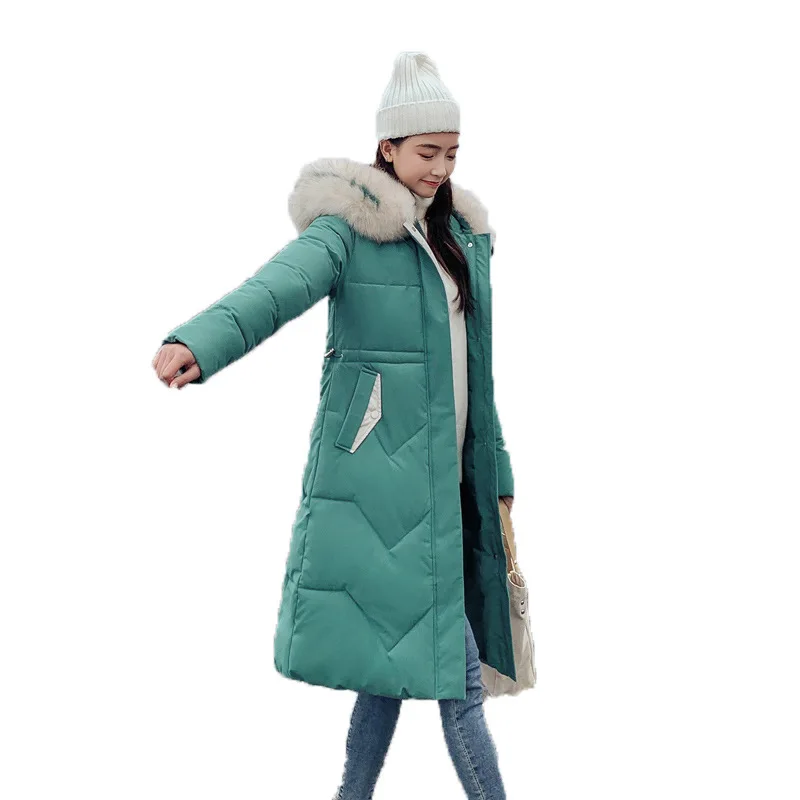 New Korean fashion 2019 winter long knee overcoat women's slim hooded down cotton jacket jacket cotton jacket
New Korean fashion 2019 winter long knee overcoat women's slim hooded down cotton jacket jacket cotton jacket
