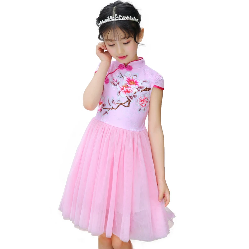 Girls Summer Dress Toddler Clothing Children Infant Party Dress Girl Flowers Kids 2019 Dresses Children Clothes Chinese Style
Girls Summer Dress Toddler Clothing Children Infant Party Dress Girl Flowers Kids 2019 Dresses Children Clothes Chinese Style