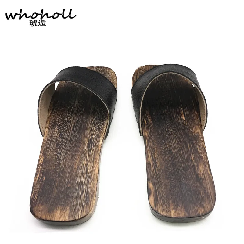 WHOHOLL Geta/летние мужские сандалии Японские деревянные для костюмированной