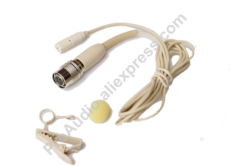 Beige MKE2 Lavalier Clip On Cardioid Lapel Microphone for Audio Technica Radio Mic
Beige MKE2 Lavalier Clip On Cardioid Lapel Microphone for Audio Technica Radio Mic