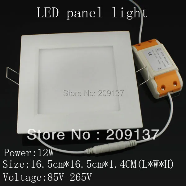 4pcs/Lot 12W Led Panel Light Warm White /White Light AC85-265V Led Square 1200lumens, Free Shipping
4pcs/Lot 12W Led Panel Light Warm White /White Light AC85-265V Led Square 1200lumens, Free Shipping