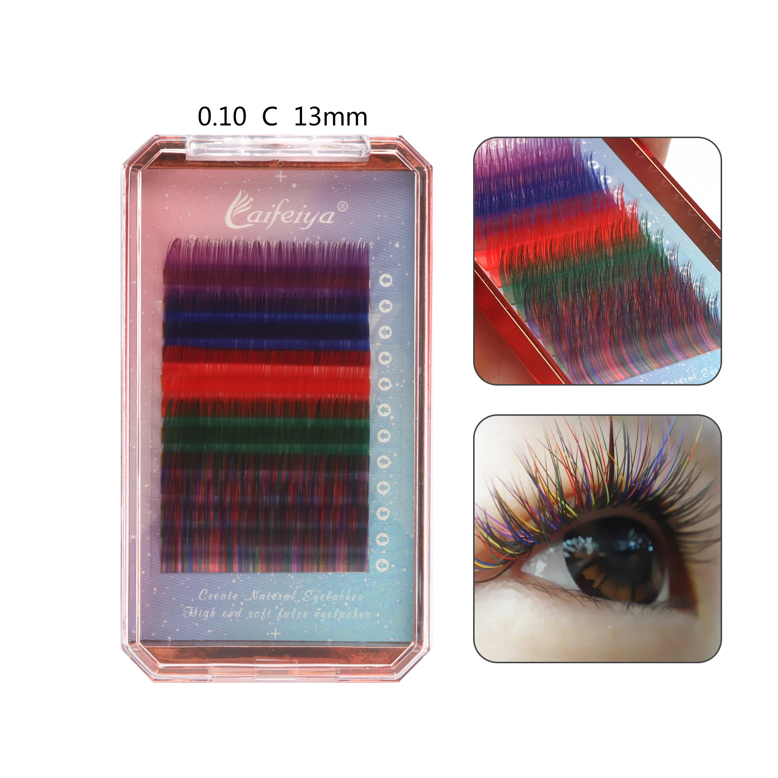 Ombre Color Mutliple Color Mix Individual Eyelashes Length 13mm Eyelash Extensions Premium Soft Mink Eyelash Extensions
Ombre Color Mutliple Color Mix Individual Eyelashes Length 13mm Eyelash Extensions Premium Soft Mink Eyelash Extensions