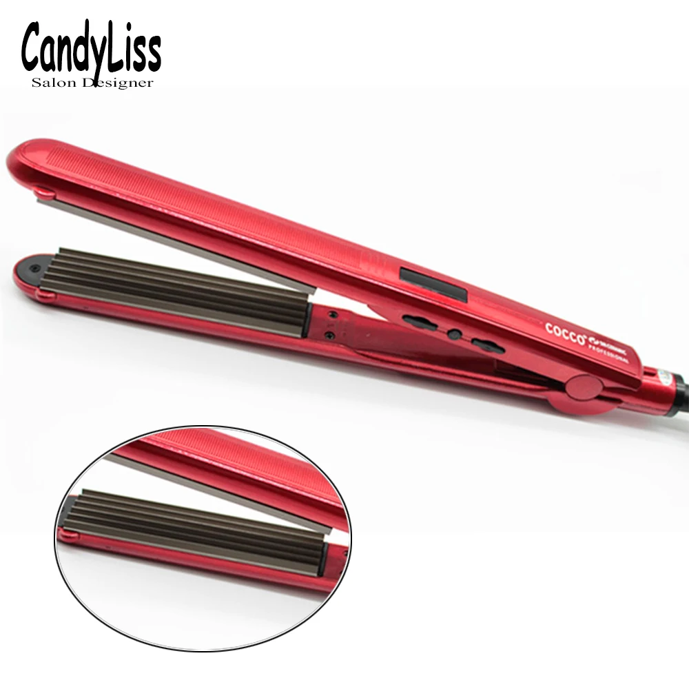 2019 New Curls Hair Straightening Iron Ceramic Curling Iron Corrugate Hair Iron Styling Tools Volume Hair Curler EU
2019 New Curls Hair Straightening Iron Ceramic Curling Iron Corrugate Hair Iron Styling Tools Volume Hair Curler EU