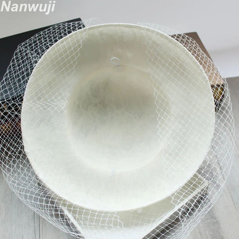Wedding Hats For Women Vintage Net Bridal Hats B White Wedding Accessorie Brides Fascinator Sinamay Wedding Birdcage Veil
Wedding Hats For Women Vintage Net Bridal Hats B White Wedding Accessorie Brides Fascinator Sinamay Wedding Birdcage Veil