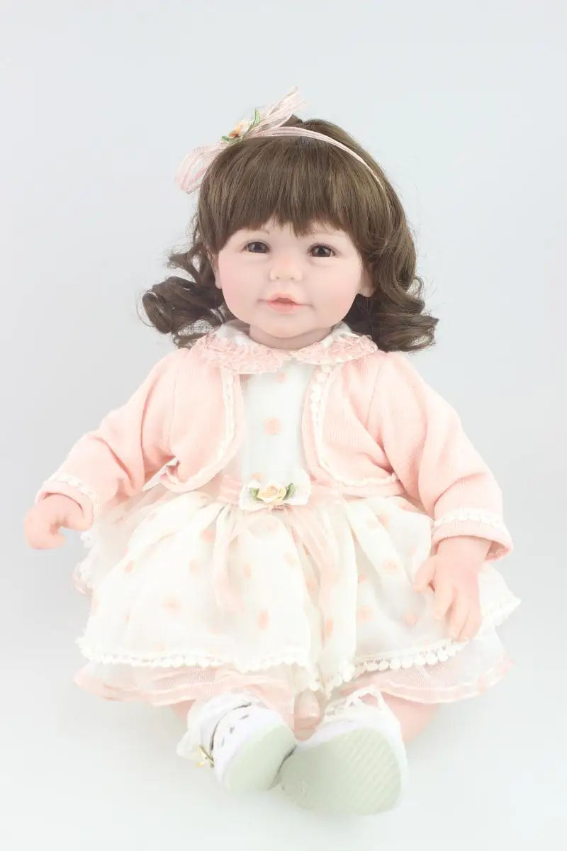 Baby Doll Toys Lifelike Silicone-reborn-babies Soft Touch Lifelike Baby Alive Bonecas Birthday Gift for Children Play House Toys
Baby Doll Toys Lifelike Silicone-reborn-babies Soft Touch Lifelike Baby Alive Bonecas Birthday Gift for Children Play House Toys