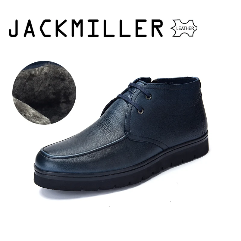 Мужские кожаные ботинки Jackmiller, темно-синие ботинки на шнуровке, с молнией сбоку, на толстой подошве, с шерстяной подкладкой, Зимние Теплые бо...
Мужские кожаные ботинки Jackmiller, темно-синие ботинки на шнуровке, с молнией сбоку, на толстой подошве, с шерстяной подкладкой, Зимние Теплые бо...