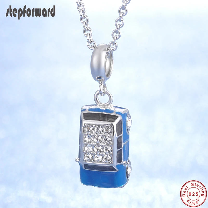 Top Quality Popular Blue Enamel Crystal Necklace 100% 925 Silver Car Pendant Necklaces For Women Best Gift
Top Quality Popular Blue Enamel Crystal Necklace 100% 925 Silver Car Pendant Necklaces For Women Best Gift