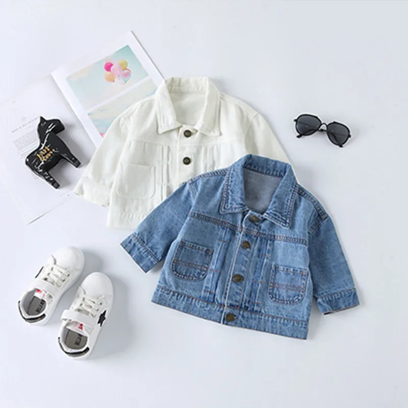 Children Jeans Jacket Coat Spring 2019 High Quality Cotton Full Sleeve Denim Cardigan Outwear Kids Clothes Boys Girls Coat 1-5Y
Children Jeans Jacket Coat Spring 2019 High Quality Cotton Full Sleeve Denim Cardigan Outwear Kids Clothes Boys Girls Coat 1-5Y