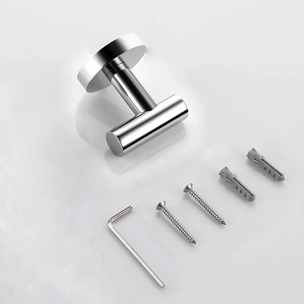 New Arrival Beautiful SUS304 Stainless Steel Mirror Polished Bathroom Lavatory Wall Mount Single Coat and Robe Hook 1 pack
New Arrival Beautiful SUS304 Stainless Steel Mirror Polished Bathroom Lavatory Wall Mount Single Coat and Robe Hook 1 pack