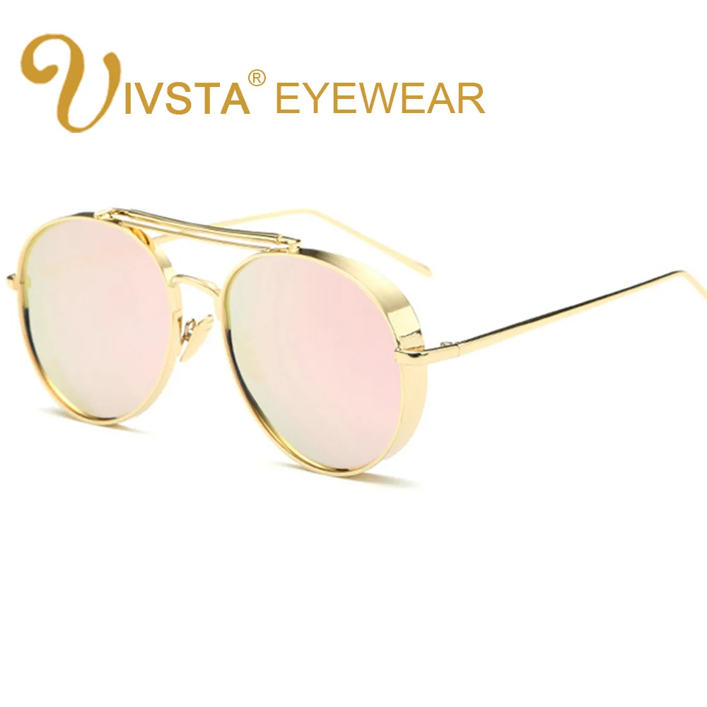 IVSTA 2017 New Fashion Pilot Sunglasses Men Stainless Steel Frame Double line Super Star Mirror Sun Glasses Female 816
IVSTA 2017 New Fashion Pilot Sunglasses Men Stainless Steel Frame Double line Super Star Mirror Sun Glasses Female 816