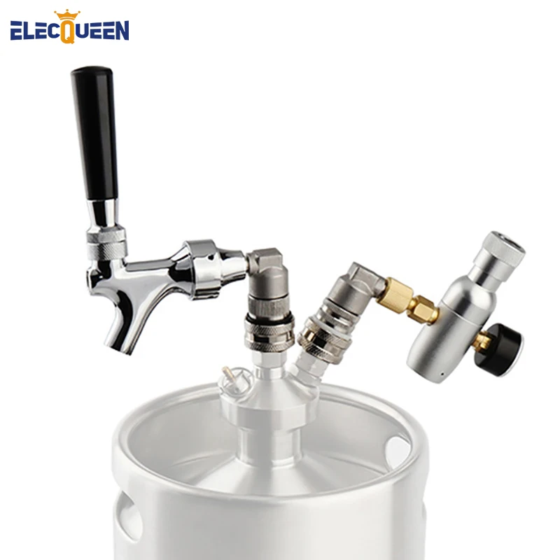 Home Brewing Draft beer Faucet with Stainless Steel 304 ball lock+ Co2 keg charger kit
Home Brewing Draft beer Faucet with Stainless Steel 304 ball lock+ Co2 keg charger kit