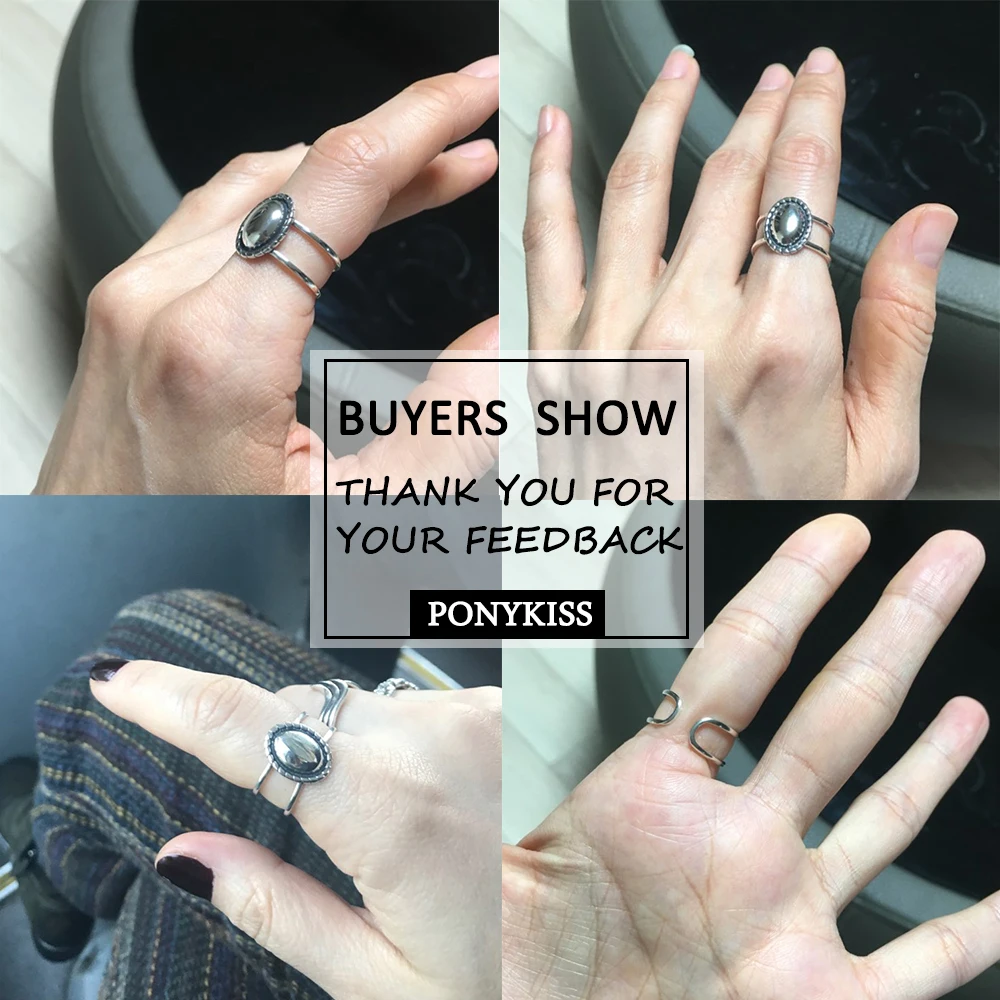 PONYKISS Vintage 100% 925 Sterling Silver Adjustable Opening Matte Ring Fine Jewelry Women Birthday Party Anniversary
PONYKISS Vintage 100% 925 Sterling Silver Adjustable Opening Matte Ring Fine Jewelry Women Birthday Party Anniversary
