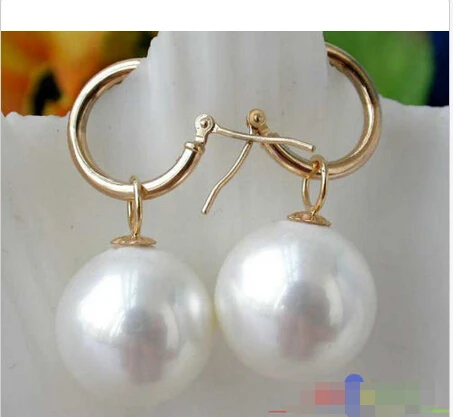 16MM WHITE SOUTH SEA SHELL PEARL DANGLE EARRING ^^@^Noble style Natural Fine jewe FREE SHIPPING
16MM WHITE SOUTH SEA SHELL PEARL DANGLE EARRING ^^@^Noble style Natural Fine jewe FREE SHIPPING