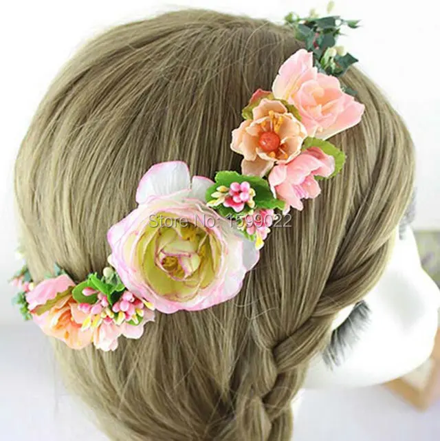 Autumn Headband Wedding Decorations for Flower Girl Head Crown Pink Orange Halloween Hair Accessories Bridal Hairband Tieback
Autumn Headband Wedding Decorations for Flower Girl Head Crown Pink Orange Halloween Hair Accessories Bridal Hairband Tieback
