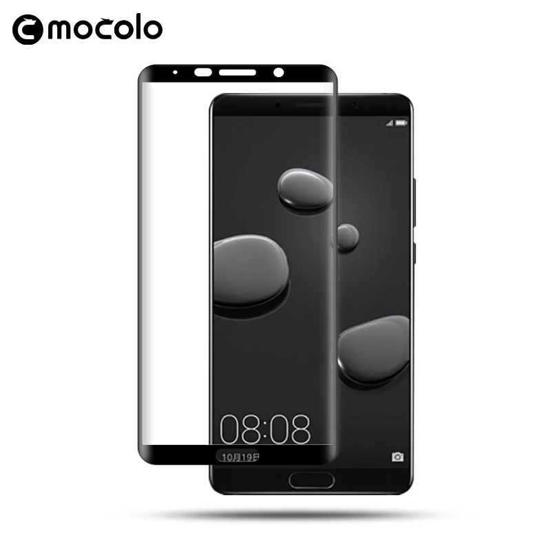Mocolo 3D изогнутое Закаленное стекло пленка для huawei mate 10 полное покрытие HD