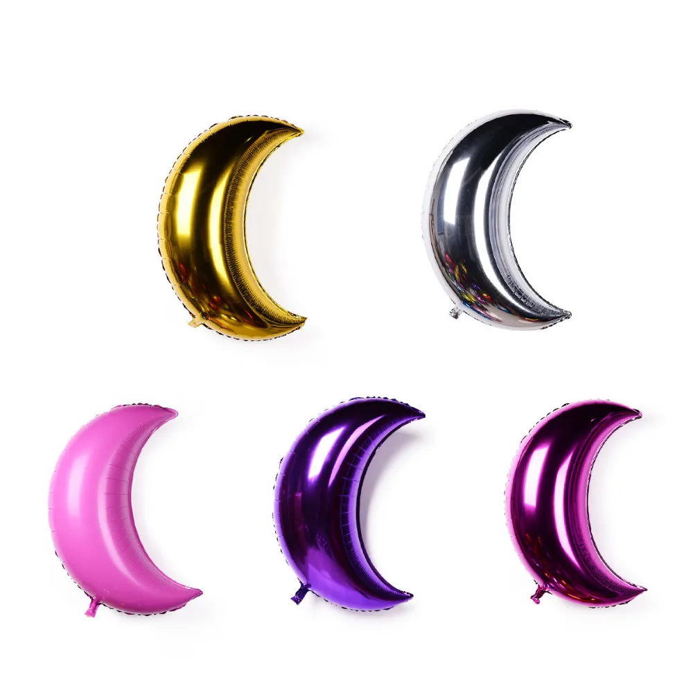 2 pcs/lot New moon aluminum foil balloons birthday holiday party supplies wedding layout decoration balloon Two sizes
2 pcs/lot New moon aluminum foil balloons birthday holiday party supplies wedding layout decoration balloon Two sizes