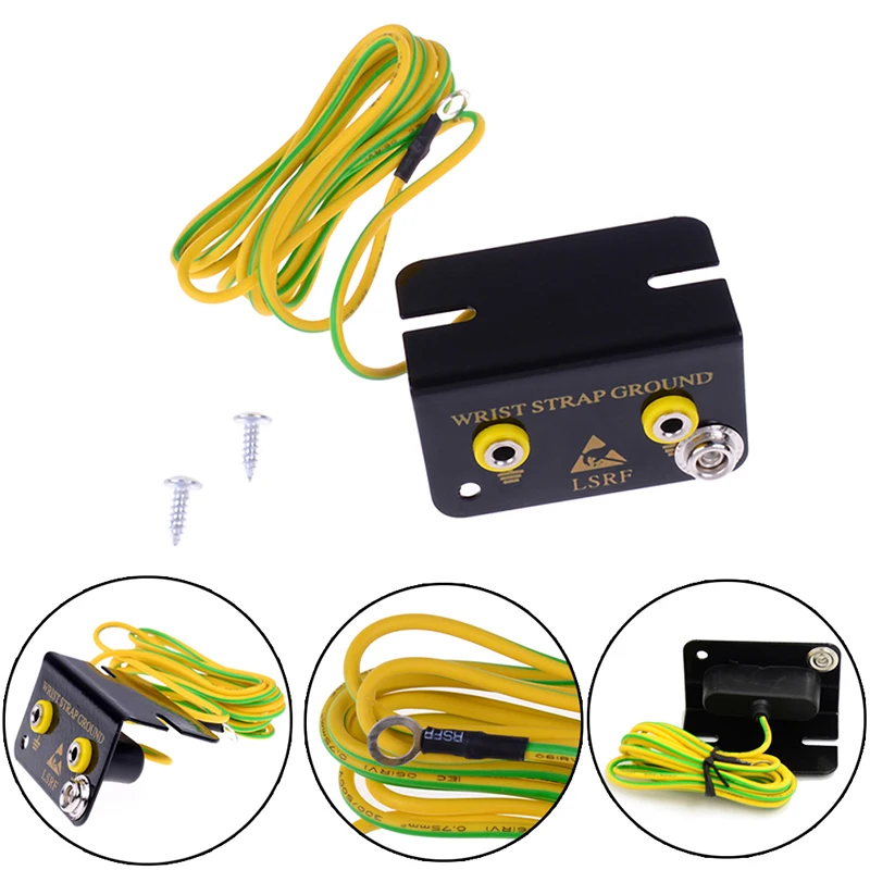 ESD Ground Socket Dual Banana Plug For Anti Static Wrist Strap Armband L Shaped Socket
ESD Ground Socket Dual Banana Plug For Anti Static Wrist Strap Armband L Shaped Socket