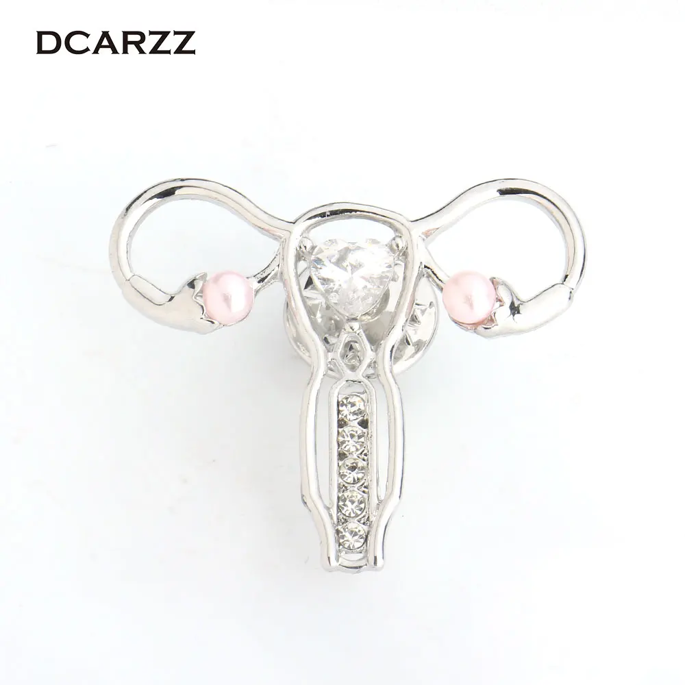 Woman's Womb Shape Pin Pink Pearl and Heart Crystal Gynecology Medicine Symbol Jewelry for Female/Nurse/Doctor Medical Brooch
Woman's Womb Shape Pin Pink Pearl and Heart Crystal Gynecology Medicine Symbol Jewelry for Female/Nurse/Doctor Medical Brooch