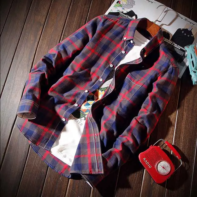 Men Plaid Shirt Long Sleeve Spring Shirt Mens Checkered Shirt Cotton Mens Casual Shirts Men Slim Fit Camisa Men's Plaid Cotton
Men Plaid Shirt Long Sleeve Spring Shirt Mens Checkered Shirt Cotton Mens Casual Shirts Men Slim Fit Camisa Men's Plaid Cotton