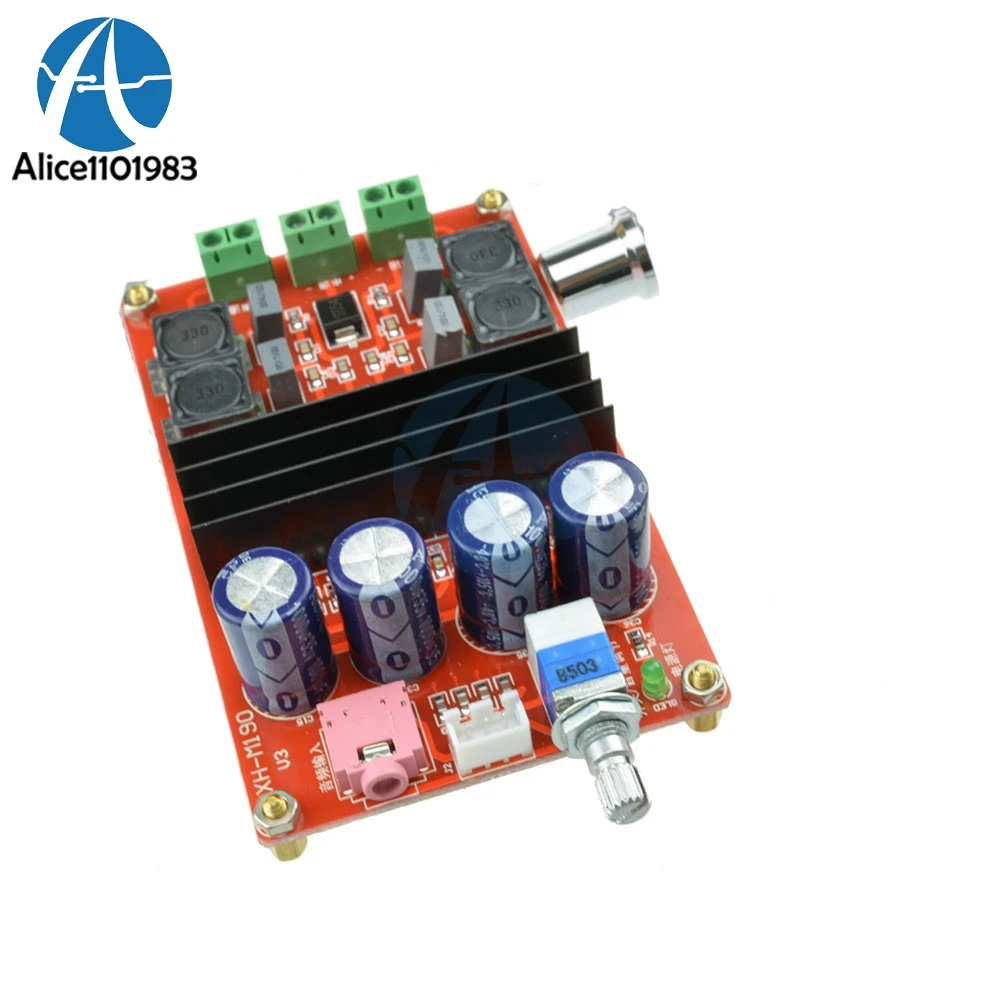 2*100W TPA3116 D2 Dual Channel Digital Audio Amplifier Board 12V-24V for Arduino TPA3116D2 Two 2 CH Channel Module 100w+100W
2*100W TPA3116 D2 Dual Channel Digital Audio Amplifier Board 12V-24V for Arduino TPA3116D2 Two 2 CH Channel Module 100w+100W