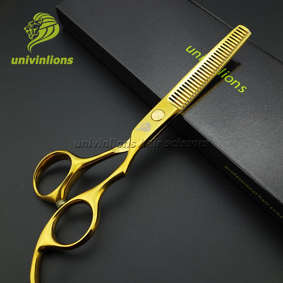 Парикмахерские ножницы из титана и золота 6 дюймов|scissor nail|scissor doublescissor necklace |