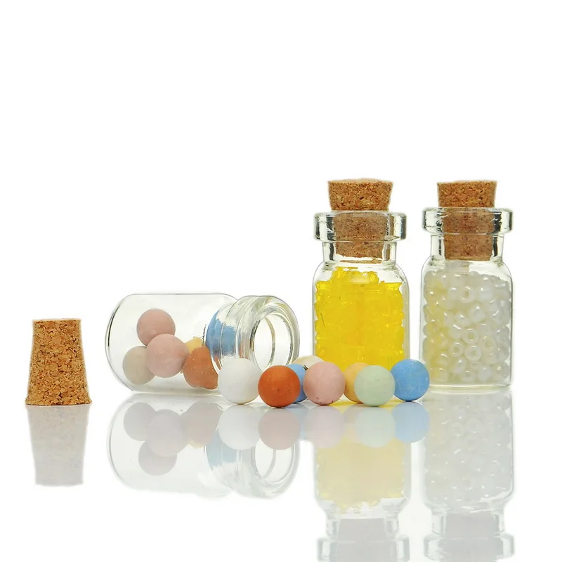 100Pcs Tiny Clear Glass Bottles Jewelry Vial Potion Perfume Jar Container Display Glassware Cases 24x10mm
100Pcs Tiny Clear Glass Bottles Jewelry Vial Potion Perfume Jar Container Display Glassware Cases 24x10mm