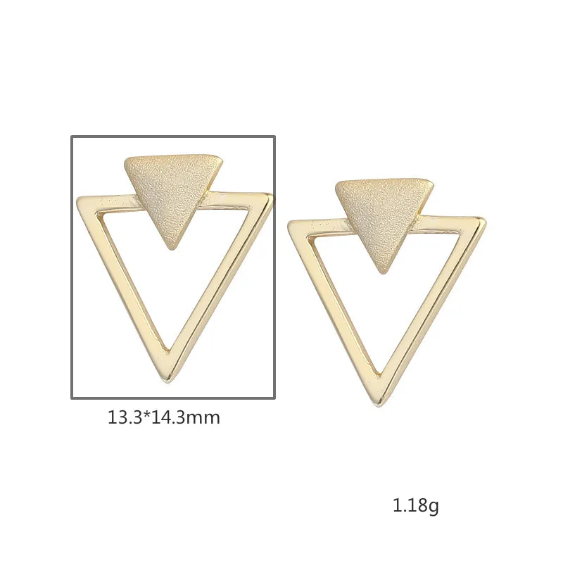 Flyleaf Geometric Hollow Triangle 18k Gold Stud Earrings For Women Real 925 Sterling Silver Earings Fashion Jewelry Fine Simple
Flyleaf Geometric Hollow Triangle 18k Gold Stud Earrings For Women Real 925 Sterling Silver Earings Fashion Jewelry Fine Simple