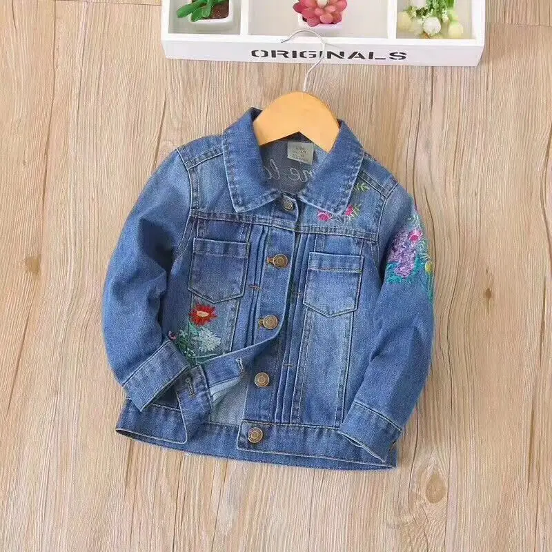 TBwish Children Outerwear&Coats 2017 New Autumn Jackets Turn-down Collar Embroidered flowers in Denim Jacket 2-9Y
TBwish Children Outerwear&Coats 2017 New Autumn Jackets Turn-down Collar Embroidered flowers in Denim Jacket 2-9Y