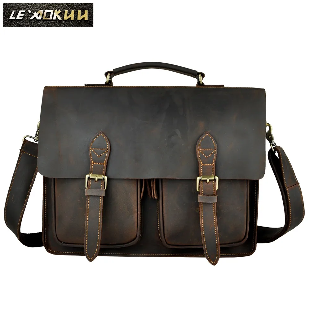 Handmade Original leather Men Designer Business Briefcase Portfolio Attache Bag Commercial Document Laptop Notebook Bag 1061
Handmade Original leather Men Designer Business Briefcase Portfolio Attache Bag Commercial Document Laptop Notebook Bag 1061