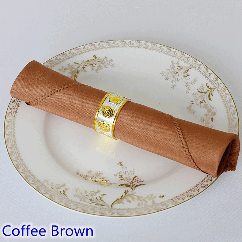 Napkins Coffee Brown Colour Plain Polyester Napkin For Wedding Hotel And Restaurant Table Decoration Wrinkle And Stain Resistant
Napkins Coffee Brown Colour Plain Polyester Napkin For Wedding Hotel And Restaurant Table Decoration Wrinkle And Stain Resistant