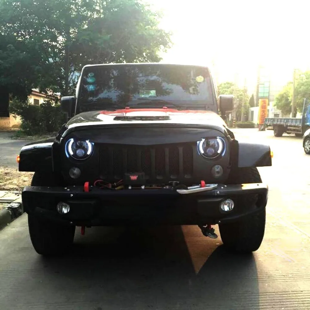 For Jeep Wrangler JK Headlight Set 7inch Headlight White DRL Amber Turn Signal With 4" Front Bumper Fog Lamp For Wrangler 07-18
For Jeep Wrangler JK Headlight Set 7inch Headlight White DRL Amber Turn Signal With 4" Front Bumper Fog Lamp For Wrangler 07-18