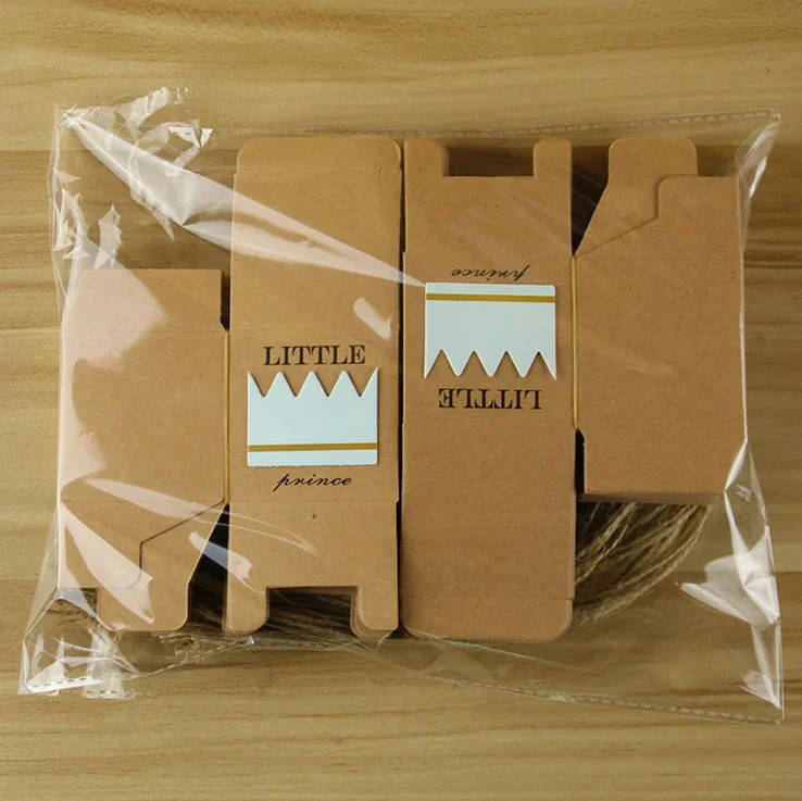 Wholesale 3000pcs little Prince princess Brown Baby Shower Birthday Party Favors Candy Boxes with Crown Twine wedding candy box
Wholesale 3000pcs little Prince princess Brown Baby Shower Birthday Party Favors Candy Boxes with Crown Twine wedding candy box