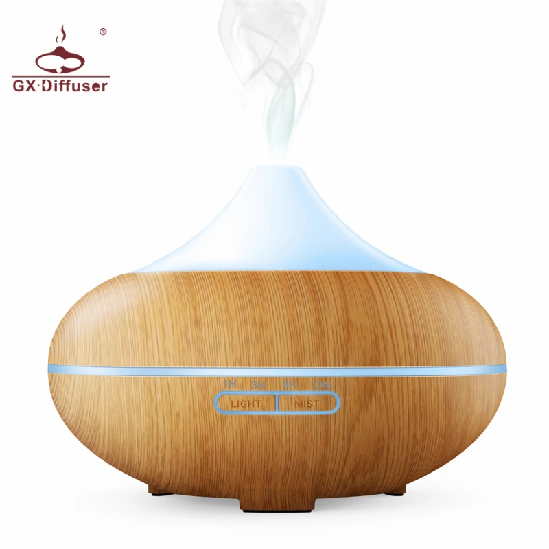 GX.Diffuser 500ML Essential Oil Aromatherapy Ultrasonic Air Humidifier Wood Aroma Diffuser Mist Maker Fogger for Home & Yoga
GX.Diffuser 500ML Essential Oil Aromatherapy Ultrasonic Air Humidifier Wood Aroma Diffuser Mist Maker Fogger for Home & Yoga