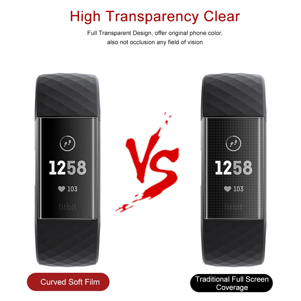 5/10ps Anti-Scratch Soft TPU HD Clear Protective Film Guard For Fitbit Charge 3 band Smart Wristband Full Screen Protector Cover
5/10ps Anti-Scratch Soft TPU HD Clear Protective Film Guard For Fitbit Charge 3 band Smart Wristband Full Screen Protector Cover