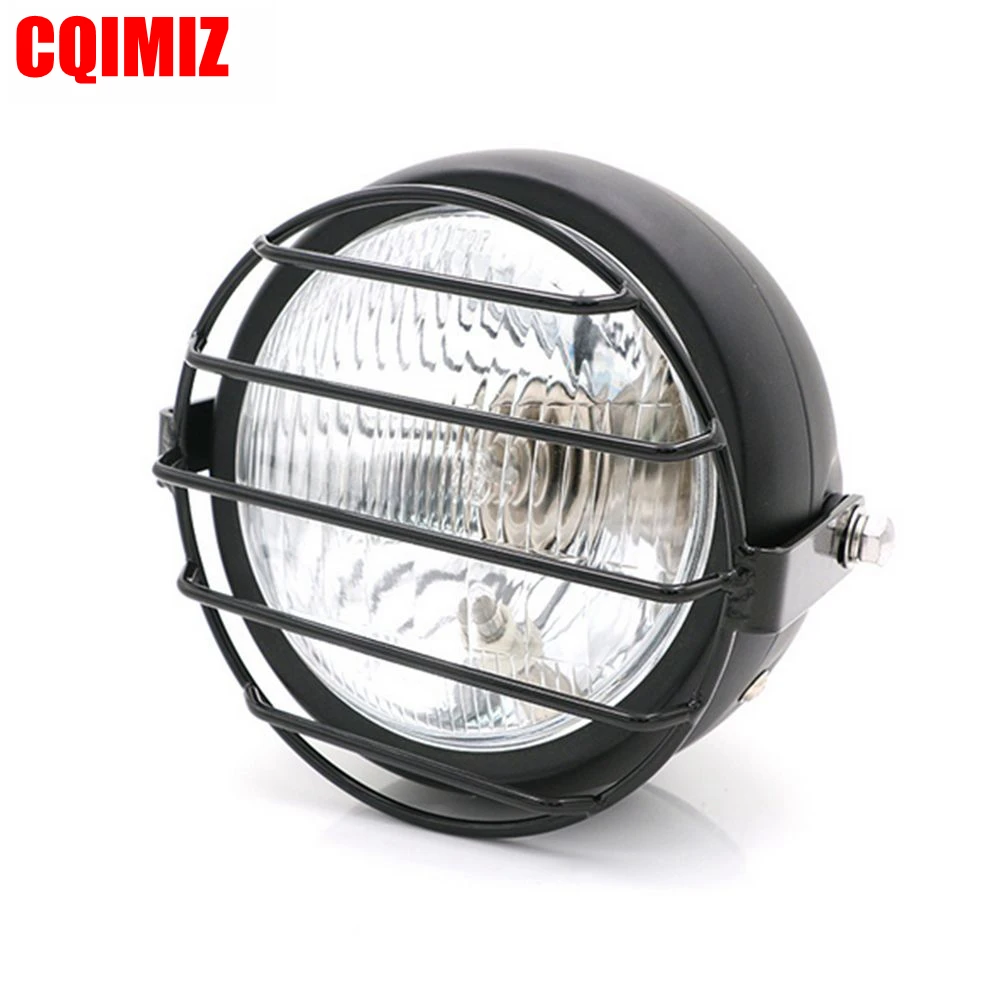 Old School Style Aluminum Black Grill Retro Vintage Motorcycle Headlight With Brackets For Harley Honda CG125 Custom Headlamp
Old School Style Aluminum Black Grill Retro Vintage Motorcycle Headlight With Brackets For Harley Honda CG125 Custom Headlamp
