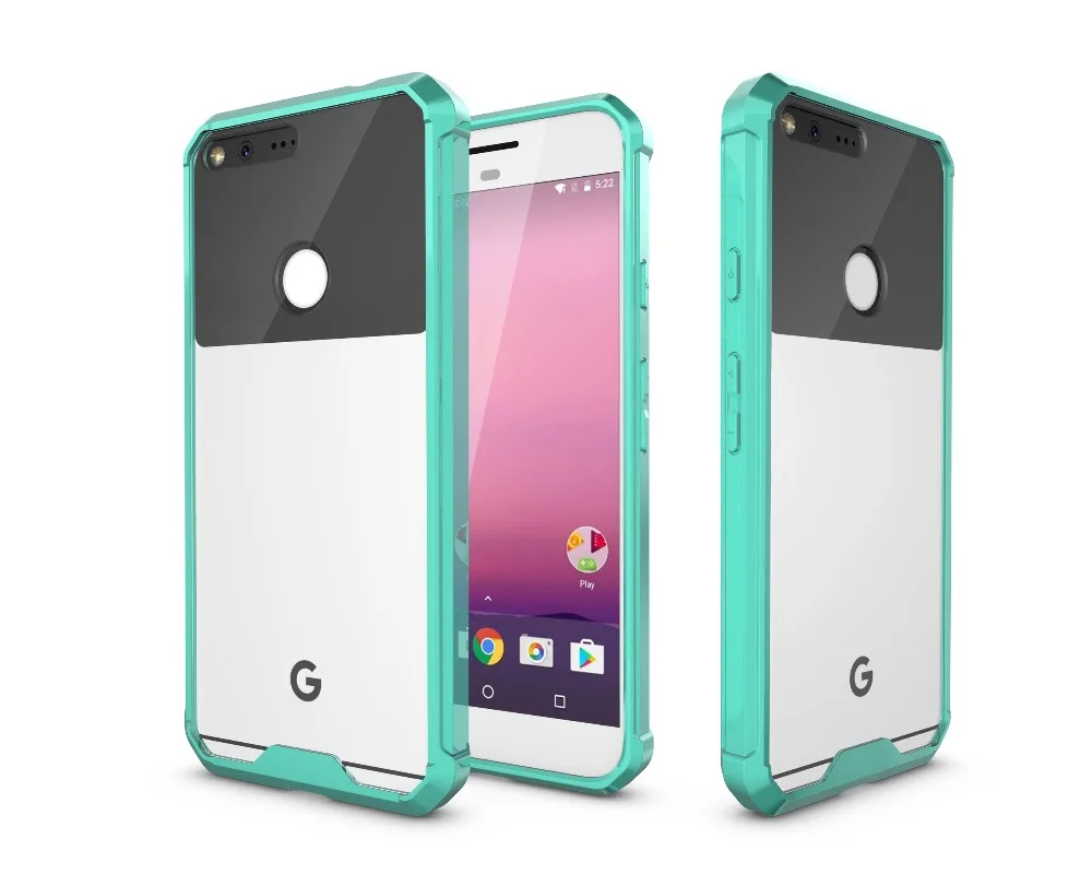 Для крышки Google Pixel XL чехол Роскошные прозрачные жесткий Пластик для телефона 5