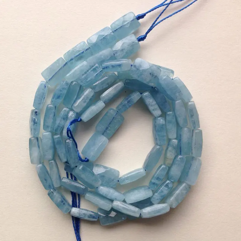 8x12mm Natural Blue Aquamarines Stone Beads Faceted Rectangle Spacer Loose DIY Beads For Jewelry Making Beads Accessories 15''
8x12mm Natural Blue Aquamarines Stone Beads Faceted Rectangle Spacer Loose DIY Beads For Jewelry Making Beads Accessories 15''