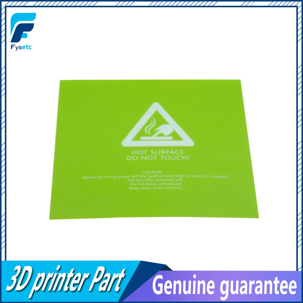 1pc 300x300mm 3D Printer Heat Hot Bed Sticker Green Printed Hot Bed Surface Sticker Part For TEVO Tornado Lulzbot Taz6 Printer
1pc 300x300mm 3D Printer Heat Hot Bed Sticker Green Printed Hot Bed Surface Sticker Part For TEVO Tornado Lulzbot Taz6 Printer