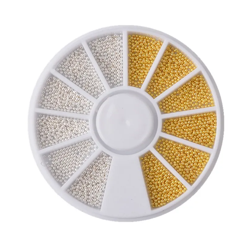 DIY 3D Gold Silver Mix Mini Metal Steel Beads Stainless Caviar Ball Nail Art Decoration Manicure tools
DIY 3D Gold Silver Mix Mini Metal Steel Beads Stainless Caviar Ball Nail Art Decoration Manicure tools