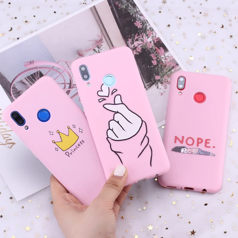 Силиконовый чехол для телефона Xiaomi Mi Redmi Note 5 6 7 8 9 10 lite Pro Plus Pricess Girl Heart Tumblr Candy
