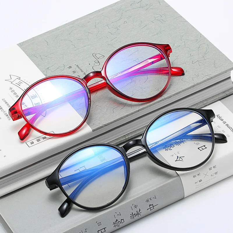 Anti Blue Light Round Optics Glasses Frame Men Women Ultralight Solid Color Transparent Spectacles Frames Metal Decoration
Anti Blue Light Round Optics Glasses Frame Men Women Ultralight Solid Color Transparent Spectacles Frames Metal Decoration