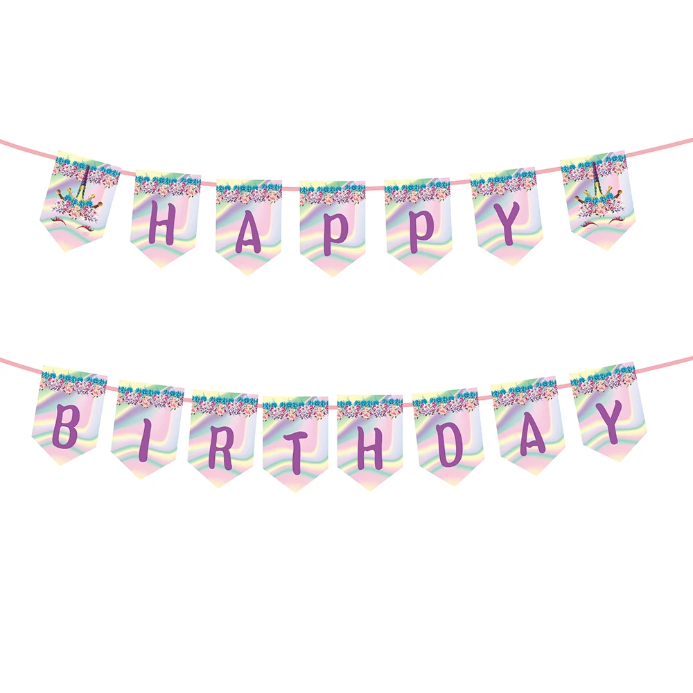 Unicorn Theme Happy Birthday Party Banners Kids Birthday Party Decoration Hanging Bunting Party Supplies
Unicorn Theme Happy Birthday Party Banners Kids Birthday Party Decoration Hanging Bunting Party Supplies