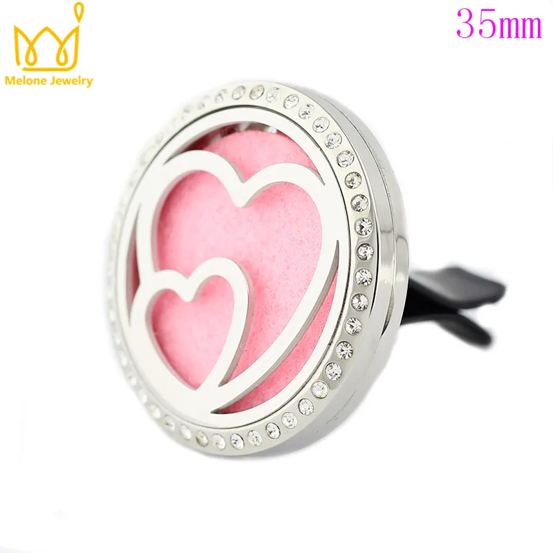 Crystal Double Heart 316L Stainless Steel Car Diffuser Locket Magnetic Amoratherapy Essential Oil Car Diffuser Lockets Free Pad
Crystal Double Heart 316L Stainless Steel Car Diffuser Locket Magnetic Amoratherapy Essential Oil Car Diffuser Lockets Free Pad