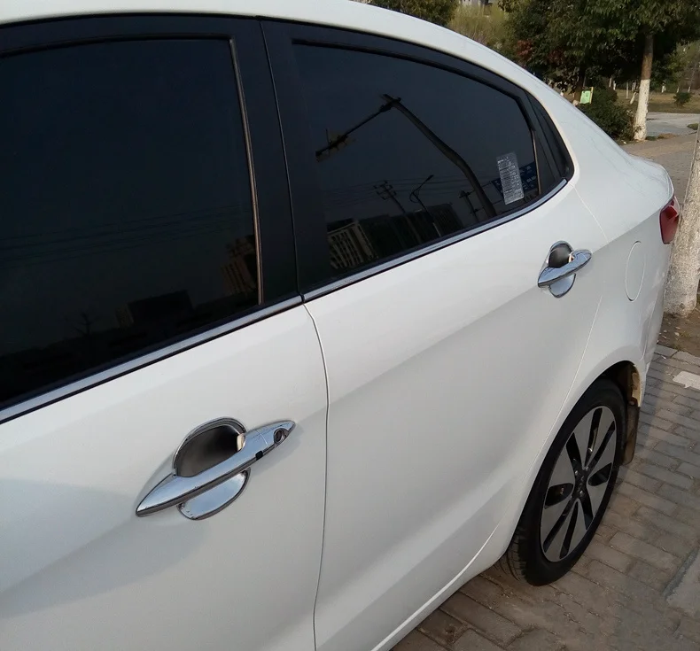 FUNDUOO For KIA K2 RIO 3 Sedan 2011 2012 2013 2014 2015 New Chrome Car Door Handle Cover Trim Smart Entry Buttons Free Shipping
FUNDUOO For KIA K2 RIO 3 Sedan 2011 2012 2013 2014 2015 New Chrome Car Door Handle Cover Trim Smart Entry Buttons Free Shipping