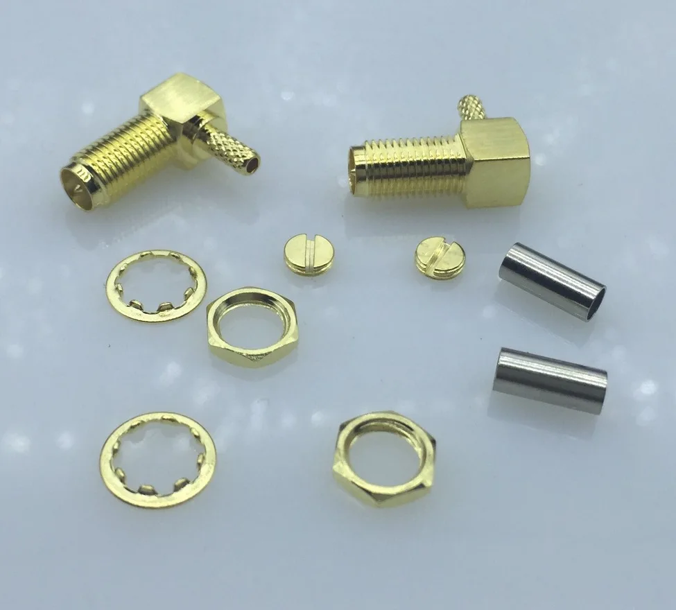 right angle sma male connector for 50-1.5 RG316/178/174 cable coaxial connector 10pcs/lot
right angle sma male connector for 50-1.5 RG316/178/174 cable coaxial connector 10pcs/lot