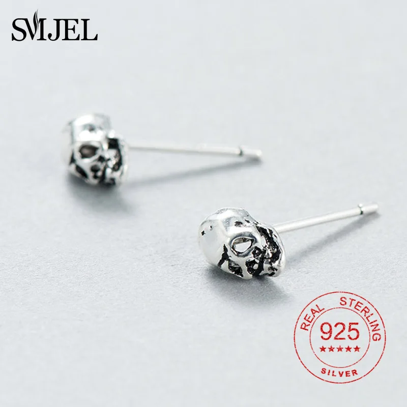 SMJEL, 100% Стерлинговое Серебро 925 пробы, серьги-гвоздики с черепом для женщин и мужчин, маленькие серьги с черепом, пирсинг, серебряные ювелирны...
SMJEL, 100% Стерлинговое Серебро 925 пробы, серьги-гвоздики с черепом для женщин и мужчин, маленькие серьги с черепом, пирсинг, серебряные ювелирны...