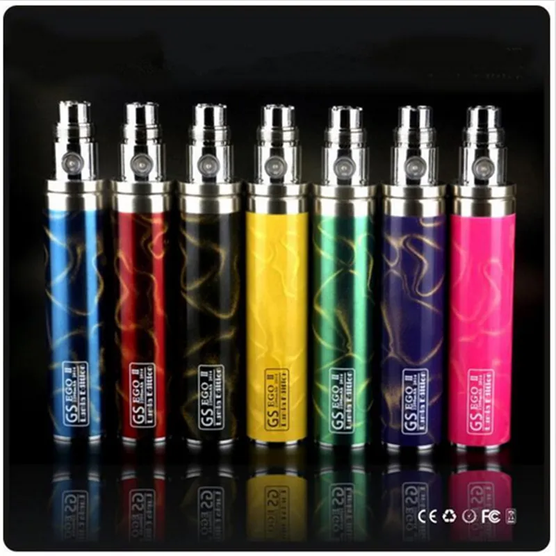 3 шт. GreenSound GS Ego II 2200 мАч 3D батарея Vape электронная сигарета 510 для огромной Емкости