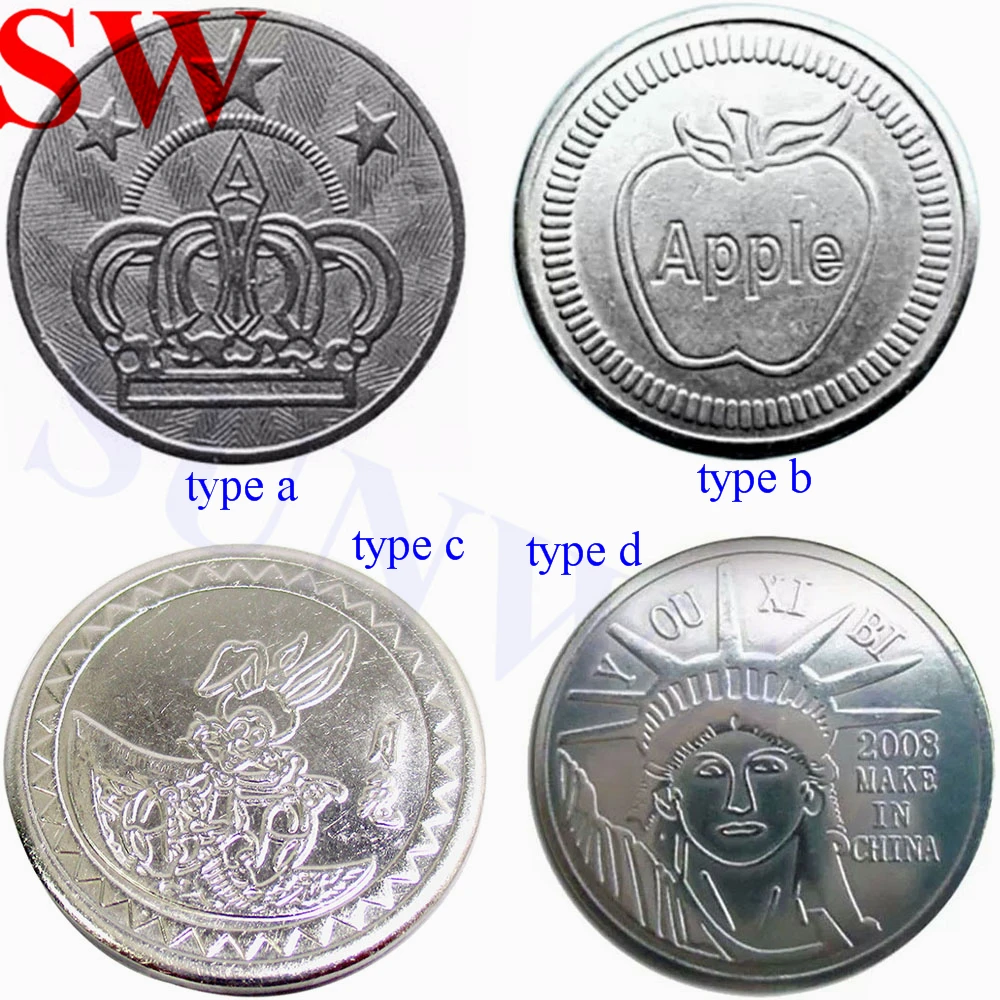 200pcs Stainless Steel Token Game Coins 25x1.85mm/game machine token coin 2 sided custom coin/Customize stain steel game tokens
200pcs Stainless Steel Token Game Coins 25x1.85mm/game machine token coin 2 sided custom coin/Customize stain steel game tokens